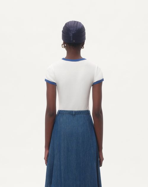  - Ivory/electric Blue