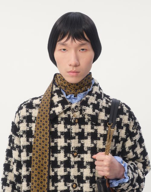 千鳥格子柄 ウール シャツジャケット for メンズ インチ 千鳥格子柄 ウール シャツジャケット for メンズ インチ