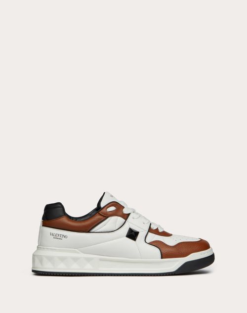 ONE STUD LOW-TOP NAPPA SNEAKER