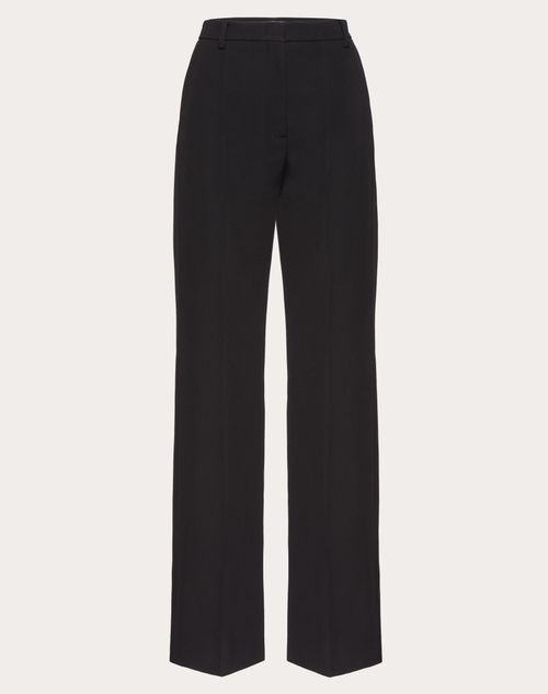 Valentino - Grisaille Trousers - Black - Woman - Ready To Wear