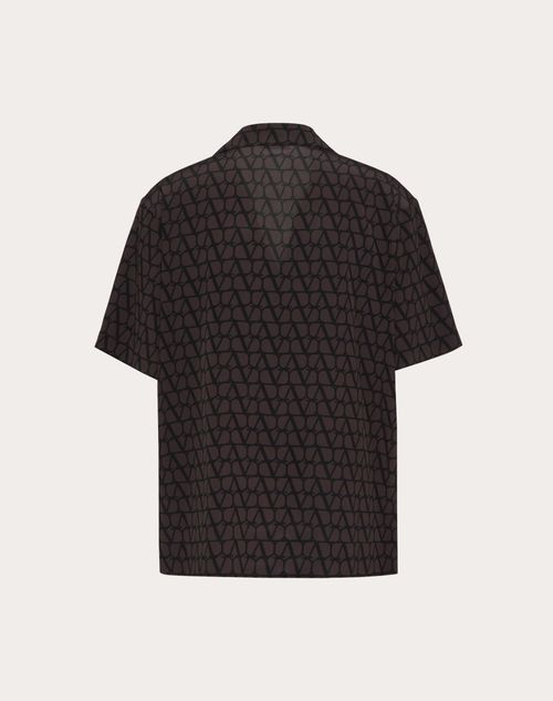 ALL-OVER TOILE ICONOGRAPHE PRINT SHORT SLEEVE SHIRT