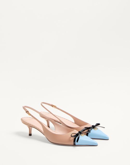 Valentino Garavani - Bepointy Slingback Pumps In Kidskin 45mm - Rose Cannelle - Woman - Pumps