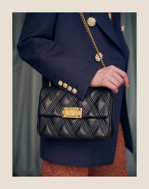 Valentino Garavani Quiltie 67 Medium Shoulder Bag In Quilted Valentino Garavani Quiltie 67 Medium Shoulder Bag In Quilted