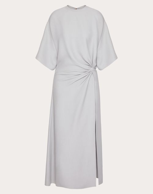 Valentino - Structured Couture Midi Dress - Pearl Gray - Woman - Dresses