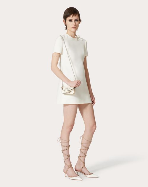 Valentino Garavani - Locò Micro Bag With Chain And Jewel Logo - Light Ivory - Woman - Partywear