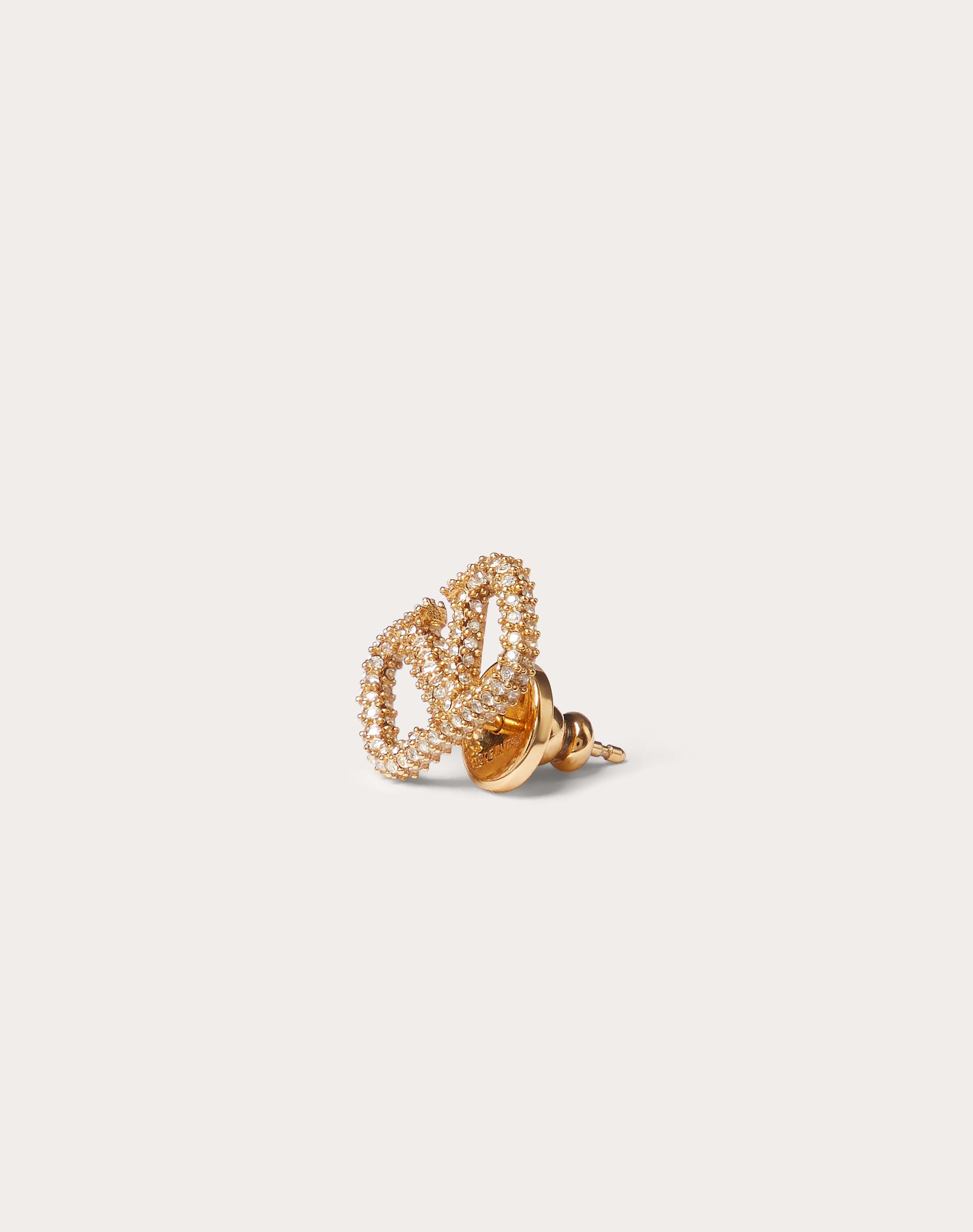 Vlogo Signature Metal Earring for Woman in Gold | Valentino US