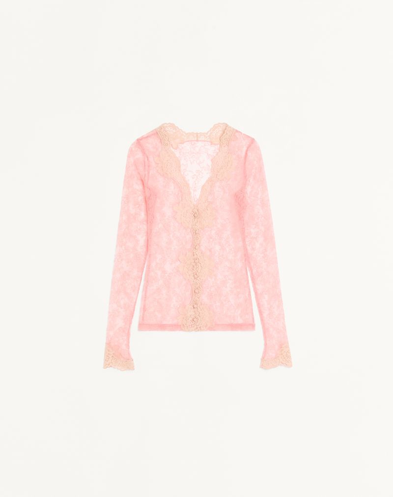 VALENTINO ストレッチレース カーディガン