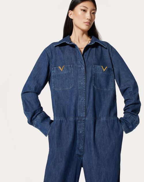 Chambray best sale boiler suit