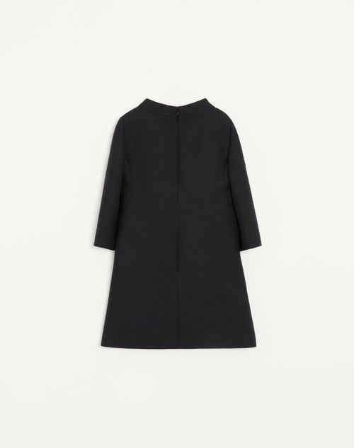 Valentino - Crepe Couture Short Dress - Black - Woman - Woman Sale