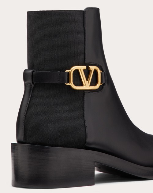 Valentino Garavani VLogo heel ankle boots - Black