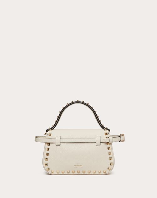 Small Rockstud Calfskin Handbag for Woman in | Valentino US