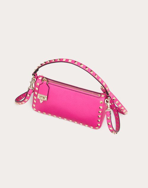Valentino Pink Leather Mini Rockstud Backpack Valentino
