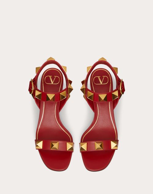 Red valentino best sale studded sandals