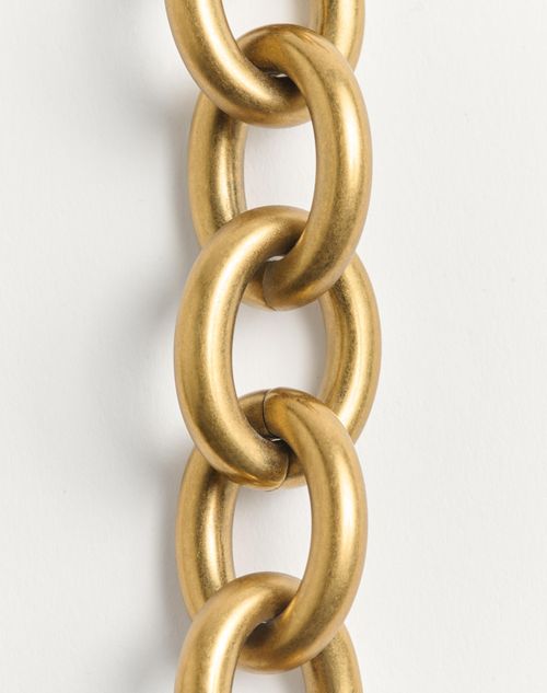 Valentino Garavani - Vlogo Signature Chain Belt - Antique Gold - Woman - Belts