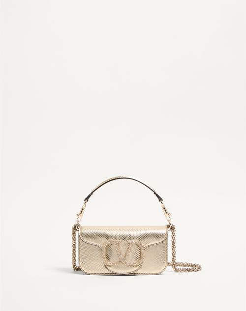 【Valentino】◆Crossbody Shoulder Chain Bag◆Gold◆ Valentino Garavani Rockstud Limited Edition Python Gold