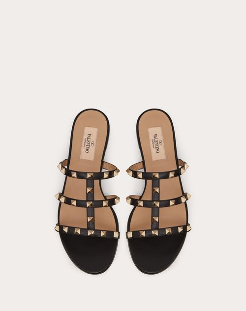 Valentino rockstud sandals online flat