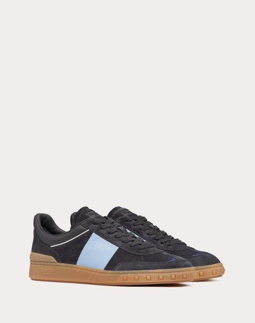 Valentino Garavani - Upvillage Low Top Trainer In Split Leather And Calfskin Nappa Leather - Multicolour - Man - Trainers