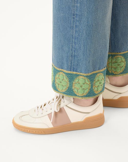 Valentino Garavani - Upvillage Sneaker In Calfskin Leather - Rose Cannelle - Woman - Sneakers