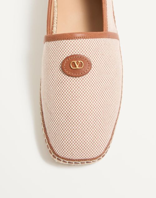 Valentino Garavani - Palm Avenue Canvas Espadrilles - Natural/tobacco - Man - Man Shoes Private Promotions