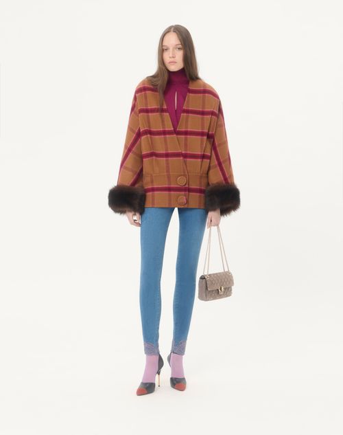 Valentino - 레이스가 달린 데님 바지 - 데님 - 여성 - 데님