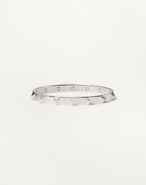 Valentino Garavani - Rockstud Metal Bangle - Palladium - Man - Jewellery