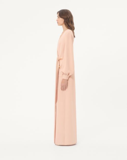 Valentino - Cady Couture Long Dress - Salmon - Woman - Gowns