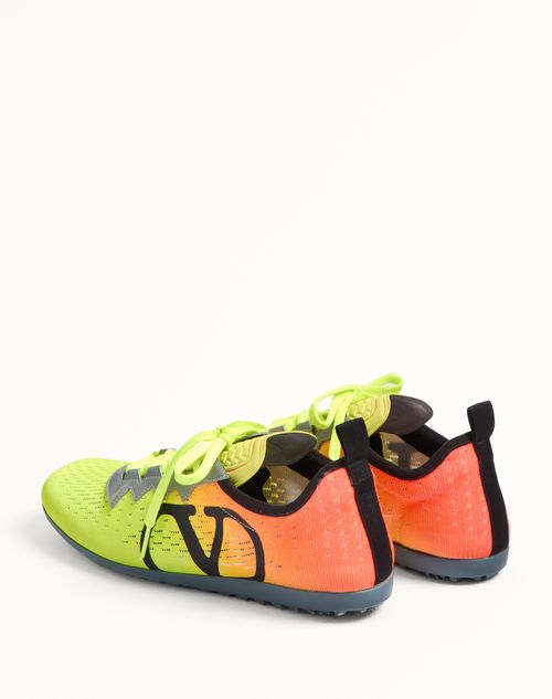 Basket homme orange fluo best sale