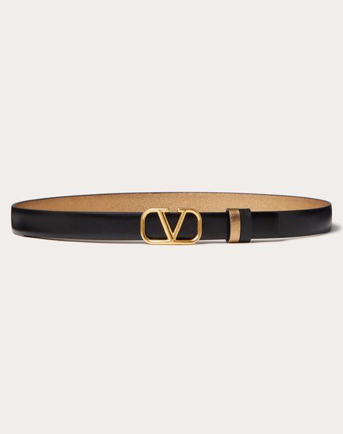 Valentino Garavani Women's Vlogo Reversible Leather Belt