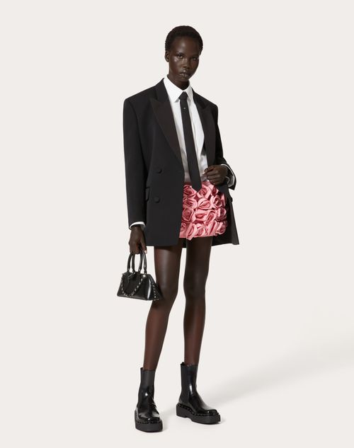 Valentino - Faille Skort - Rock Pink - Woman - Skirts