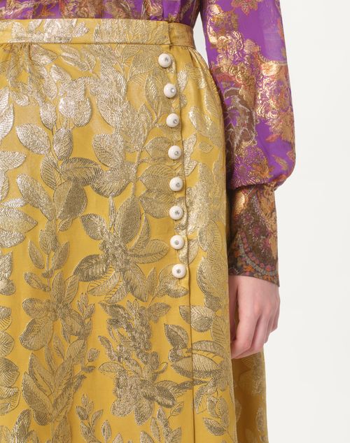  - Ochre/gold Lurex