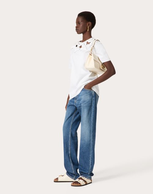 Valentino Garavani Levi's x Valentino Bootcut Jeans in Blue Cotton Denim  ref.946690 - Joli Closet