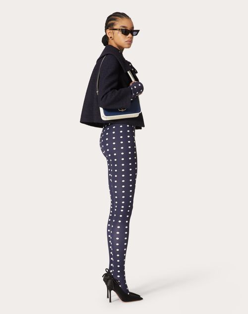 Valentino - Crisp Tweed Jacket - Navy - Woman - Jackets And Blazers
