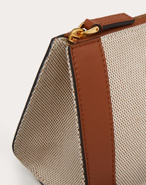 Celine - Zipped Card Holder with Purse in Triomphe Canvas and Calfskin Leather - Beige / Brown / Black - for Men