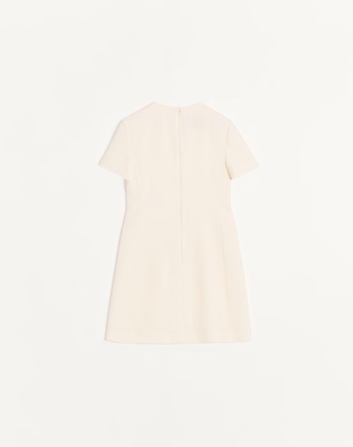 Valentino - Crepe Couture Short Dress - Ivory - Woman - Woman Ready To Wear Sale