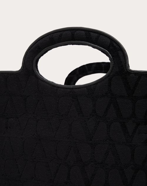 Valentino Garavani - Le Troisieme Toile Iconographe Shopping Bag - Black - Man - Totes