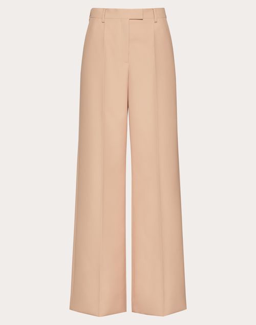 Valentino - Techno Weave Trousers - Sand - Woman - Trousers And Shorts