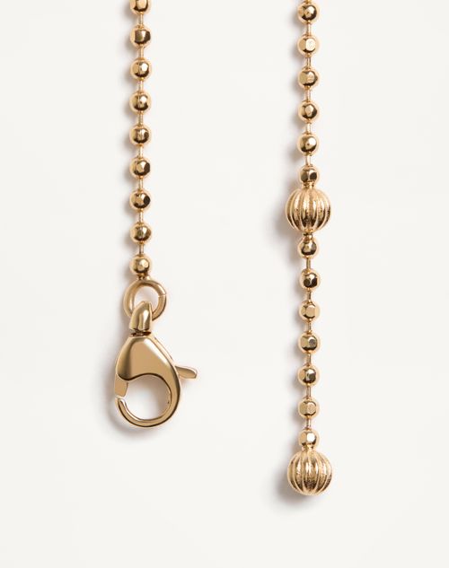Valentino Garavani - Ovalette Metal And Swarovski® Crystal Bracelet - Gold/crystal - Woman - Jewellery