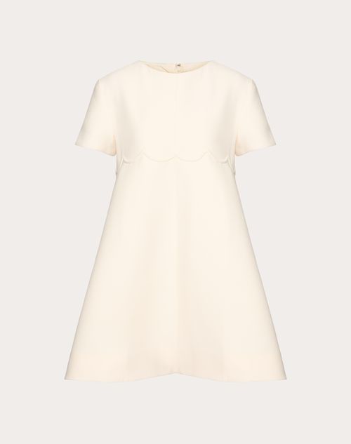 Valentino - Crepe Couture Short Dress - Ivory - Woman - Woman Ready To Wear Sale