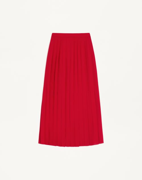 Valentino - Georgette Midi Skirt - Paris - Woman - Skirts