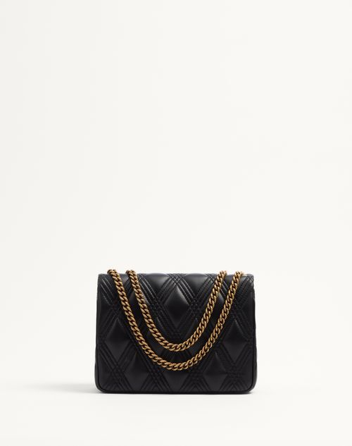 Bolso De Hombro Mediano Valentino Garavani Quiltie 67 De Cuero Napa Acolchado para Mujer en Negro Valentino CO