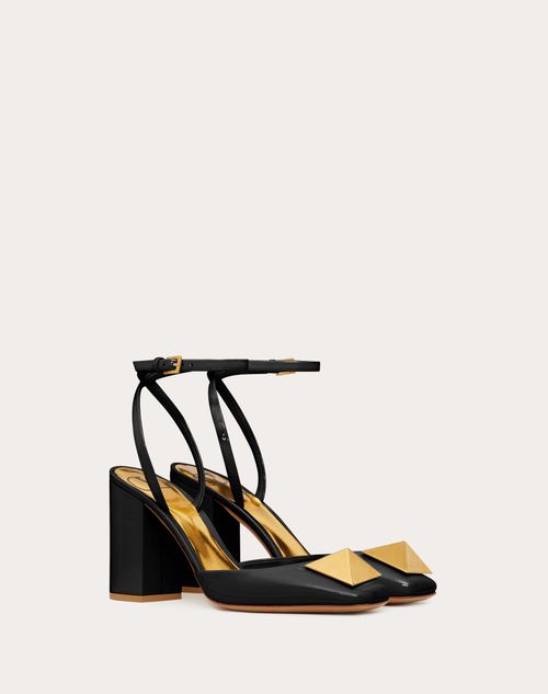 Valentino Garavani - One Stud Pump In Patent Leather 90mm - Black - Woman - One Stud (pumps) - Shoes