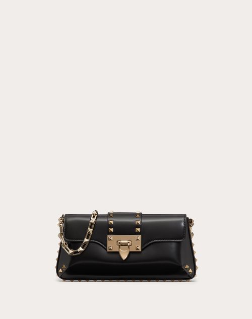 Valentino Garavani Rockstud Clutch In Black