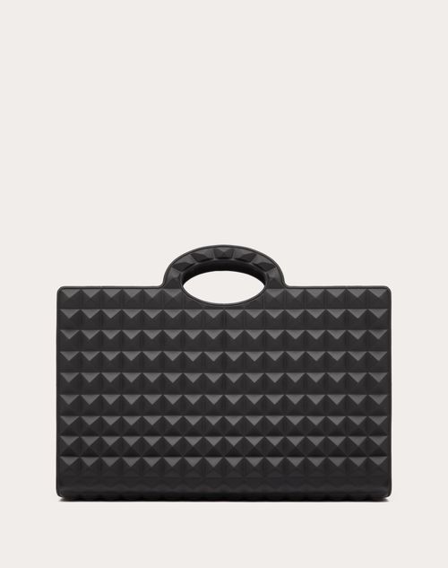 Valentino Garavani - Le Troisieme Rubber Shopping Bag - Black - Man - Shelf - Troisieme Bag