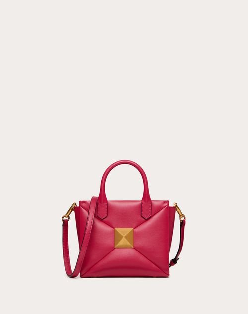 Valentino Garavani - Small One Stud Nappa Handbag - Blossom - Woman - Top Handle Bags
