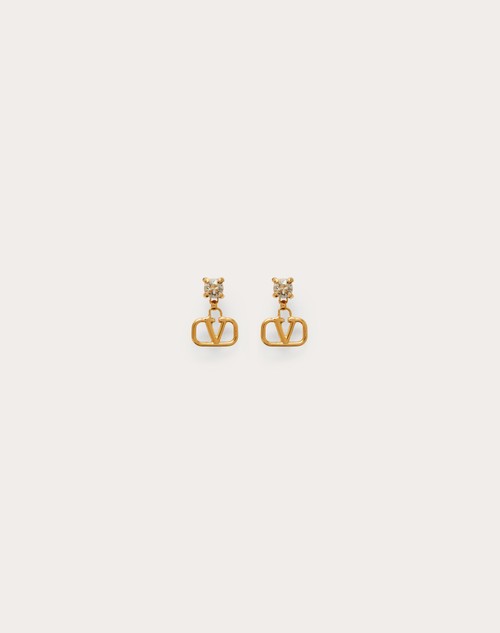VLogo Signature SwarovskiÂ®-embellished earrings