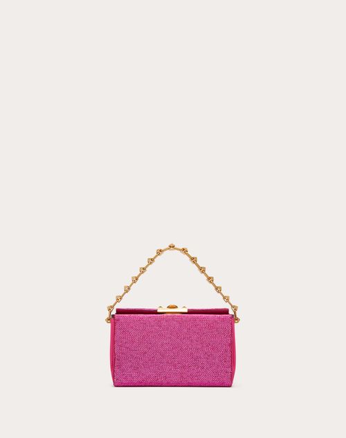 Valentino Garavani - Embroidered Carry Secrets Clutch - Cyclamen Pink - Woman - Clutches