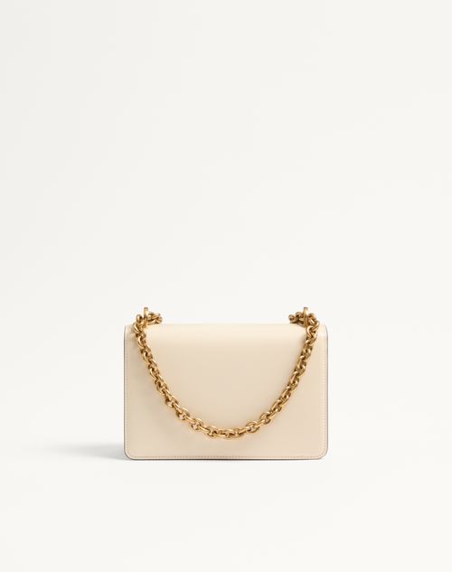 Valentino Garavani - Valentino Garavani Vain Small Shoulder Bag In Shiny Calfskin - Butter - Woman - Shoulder Bags