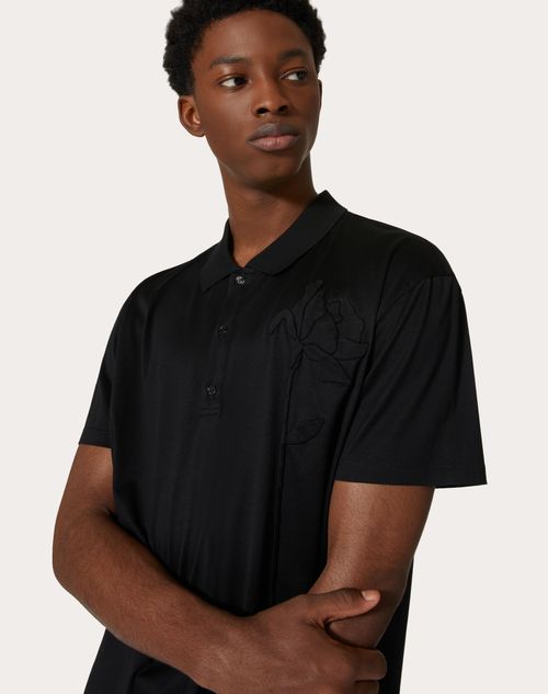 Mercerised top cotton polo