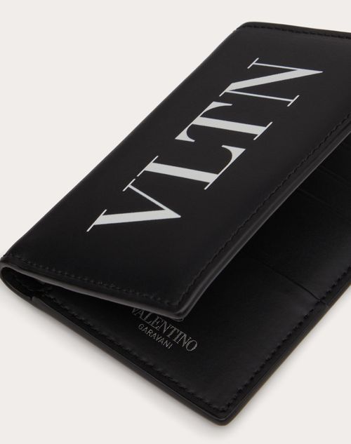 Valentino Garavani - Porte-cartes Vltn - Noir/blanc - Homme - Portefeuilles Et Petite Maroquinerie