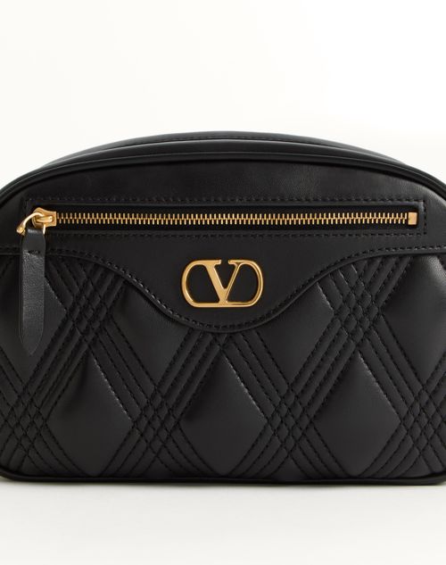 Valentino Garavani Garavani Quiltie Shoulder Bag 67 in Quilted Nappa Woman Black Onesize